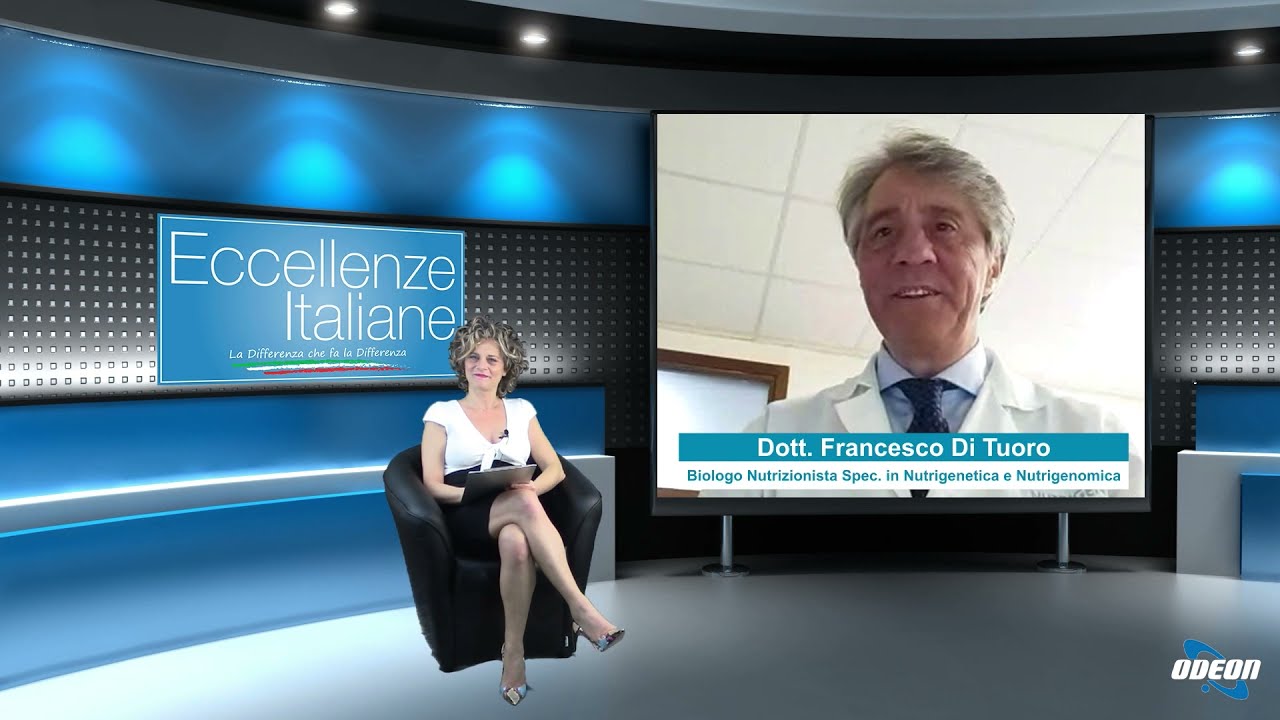 Francesco di Tuoro durante un'intervista televisiva